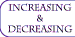 Increasing and Decreasing